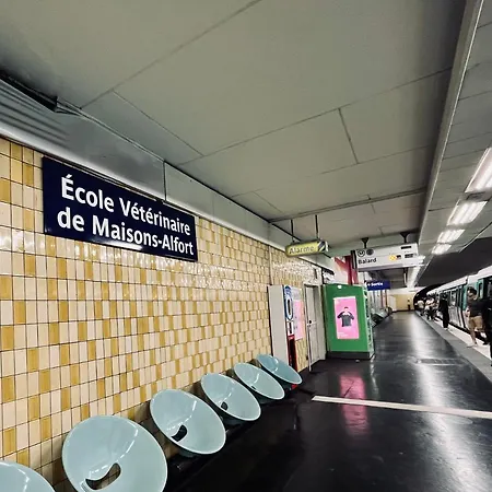 Wendy Family Flat With Calm Courtyard 3min For Metro Paris In 10 Mins Maisons-Alfort